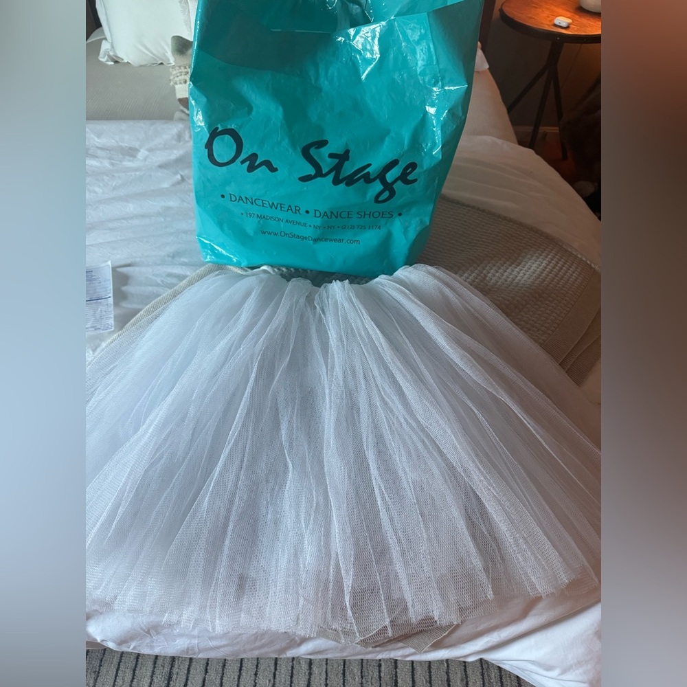 White Tulle Skirt